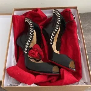 新品✨ルブタンROUCOULOUCOU 100 NAPPA SHINY　37.5 Christian Louboutin | Shoes | Christian Louboutin